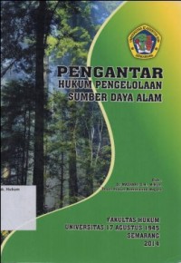 Image of PENGANTAR HUKUM PENGELOLAAN SUMBER DAYA ALAM