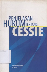 Image of PENJELASAN HUKUM TENTANG CESSIE