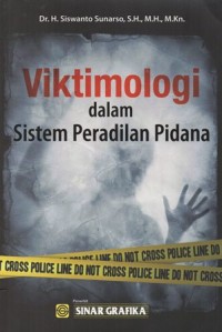 Image of VIKTIMOLOGI DALAM SISTEM PERADILAN PIDANA