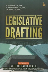 Image of LEGISLATIVE DRAFTING