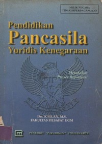 Image of PENDIDIKAN PANCASILA