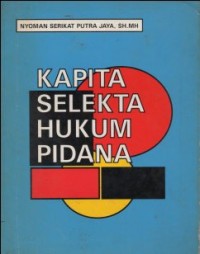 Image of KAPITA SELEKTA HUKUM PIDANA