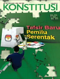 Image of MAJALAH KONSTITUSI NO. 157 MARET TAHUN 2020