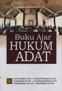 Buku Ajar Hukum Adat